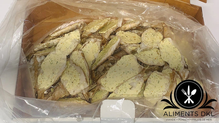 Crevette ail & fines herbes