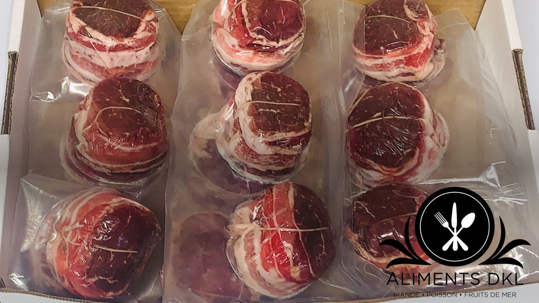 Beef tournedos with or without bacon