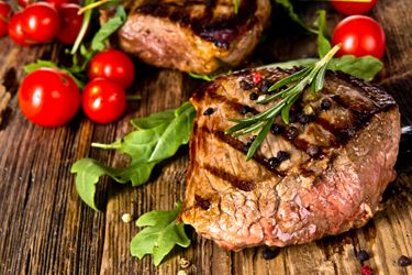 Beef tournedos with or without bacon