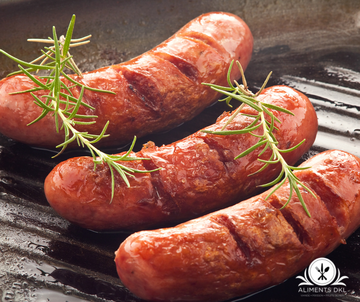 Assortiment de saucisses du Québec