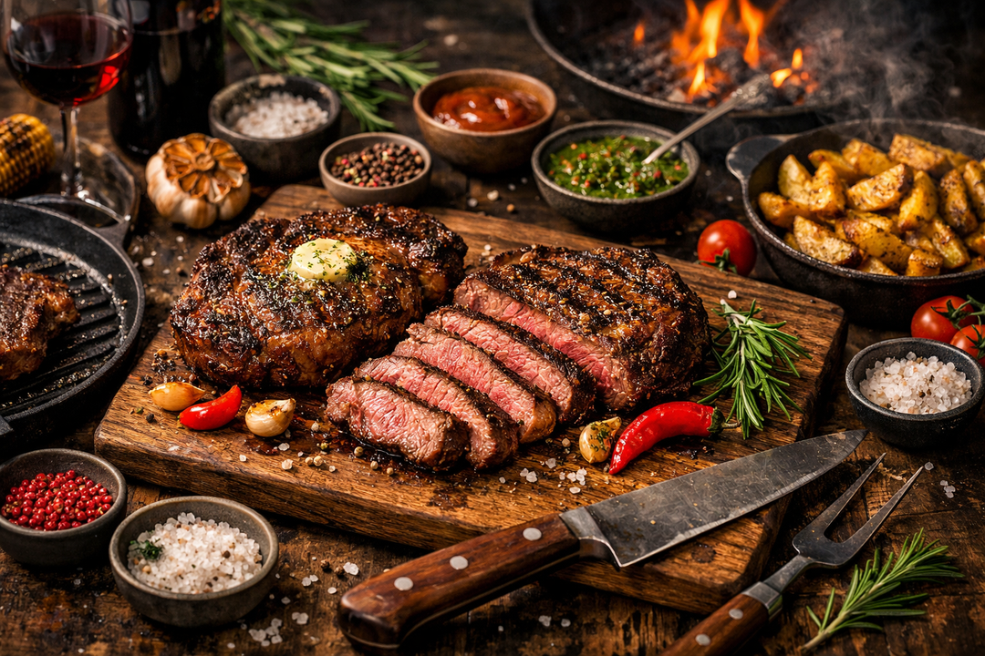 Guide complet pour réussir la cuisson d’un steak : bleu, saignant, à point et bien cuit.