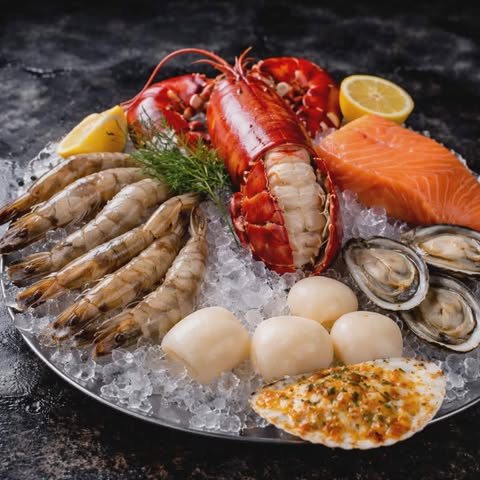 fruits de mer haut de gamme Québec coquilles St-Jacques pétoncles crevettes livraison