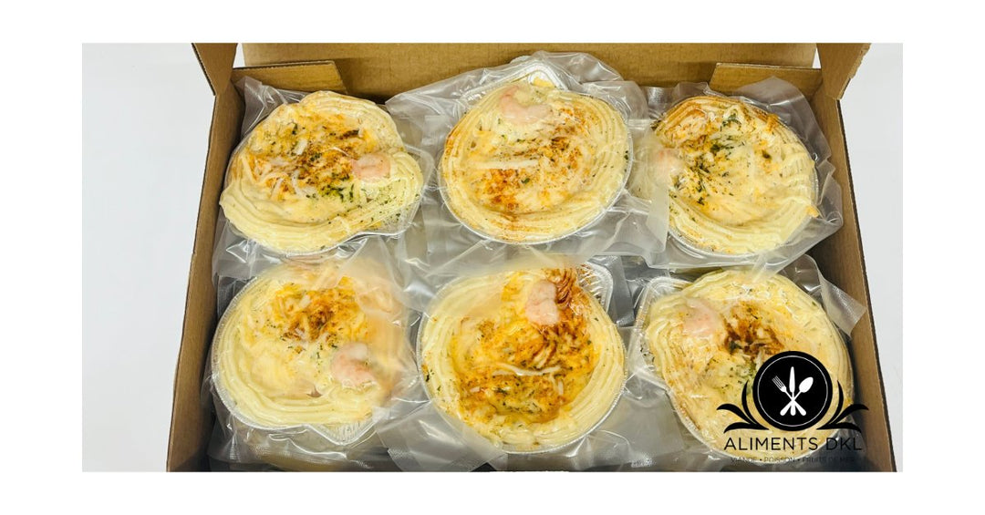 Coquilles St-Jacques gratinées bisque de homard | Air Fryer & Four | 12 unités