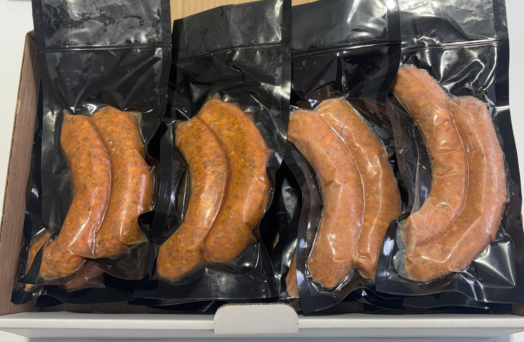 Assortiment de saucisses du Québec