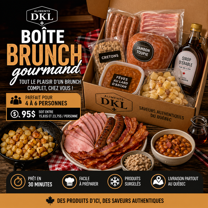 Brunch gourmand à domicile | Livraison partout au Québec