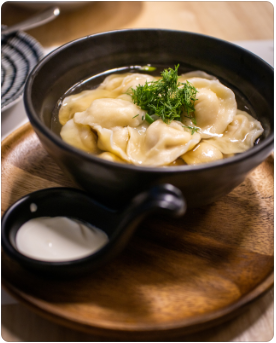 Pork &amp; Kimchi Dumpling