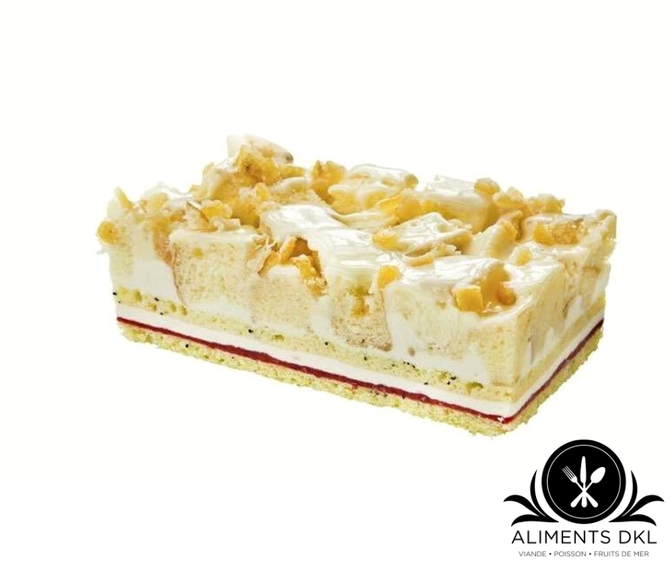 Gâteau citron et framboises
