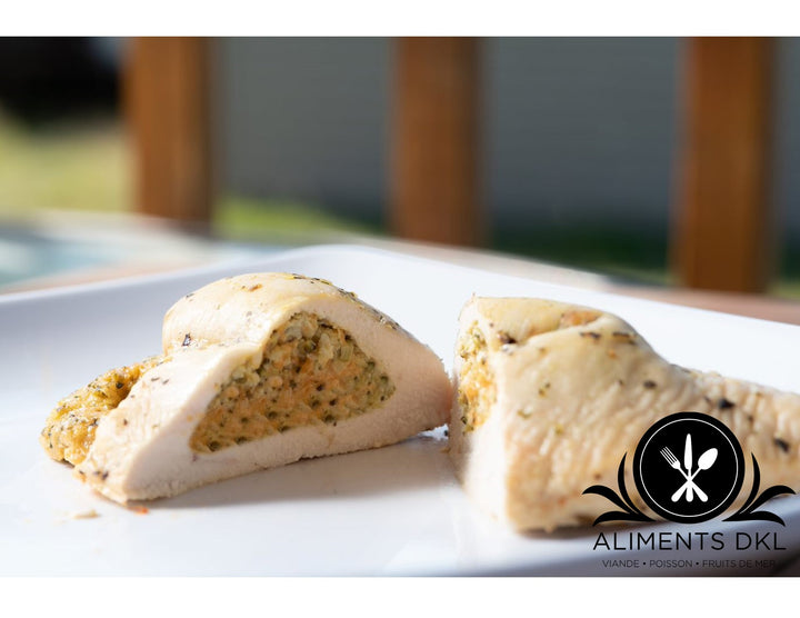 Poitrine de poulet farcie brocoli et cheddar