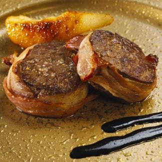 Tournedos de cerf et bacon