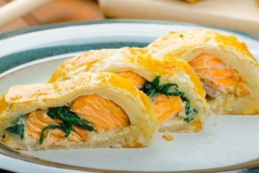Feuilleté de saumon à l'aneth