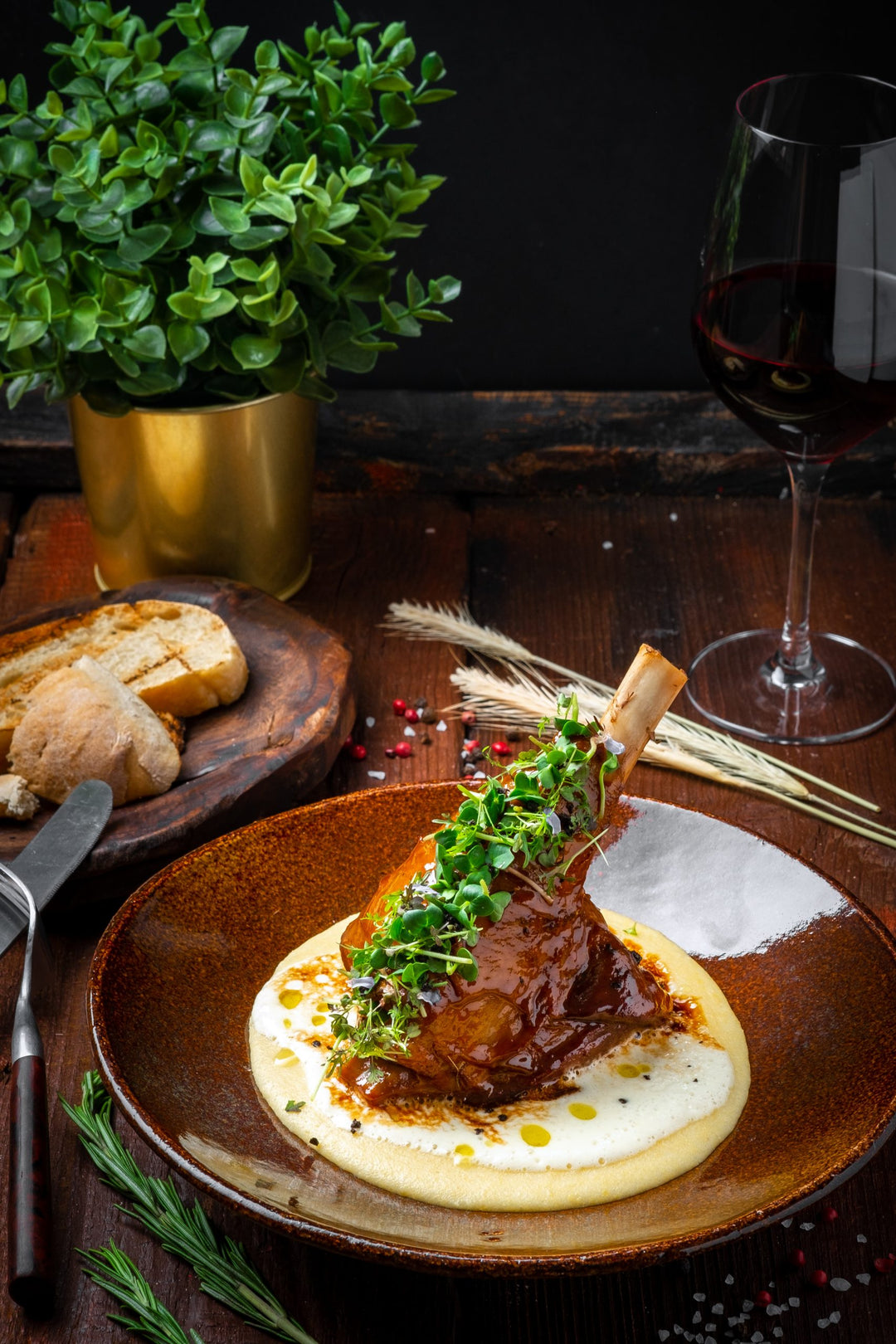Jarret d’agneau confit